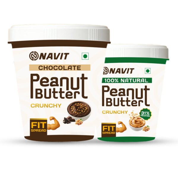 CHOCOLATE CRUNCHY 1KG & NATURAL CRUNCHY 500GM